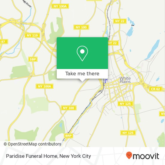 Paridise Funeral Home map