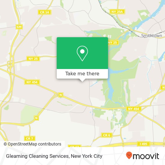 Gleaming Cleaning Services map