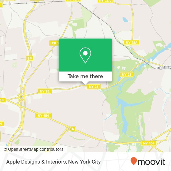 Mapa de Apple Designs & Interiors