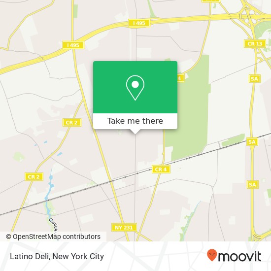 Latino Deli map