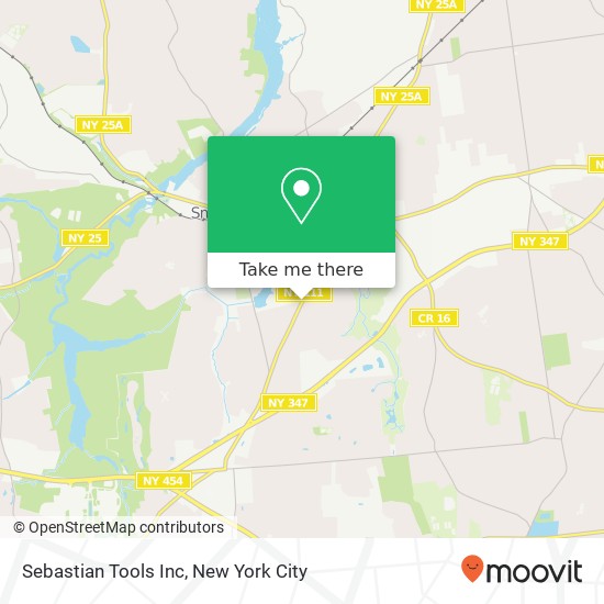 Sebastian Tools Inc map