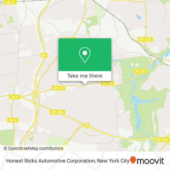 Honest Ricks Automotive Corporation map