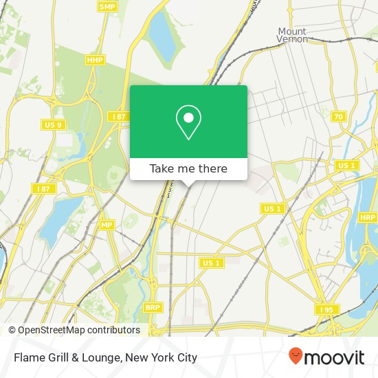 Mapa de Flame Grill & Lounge