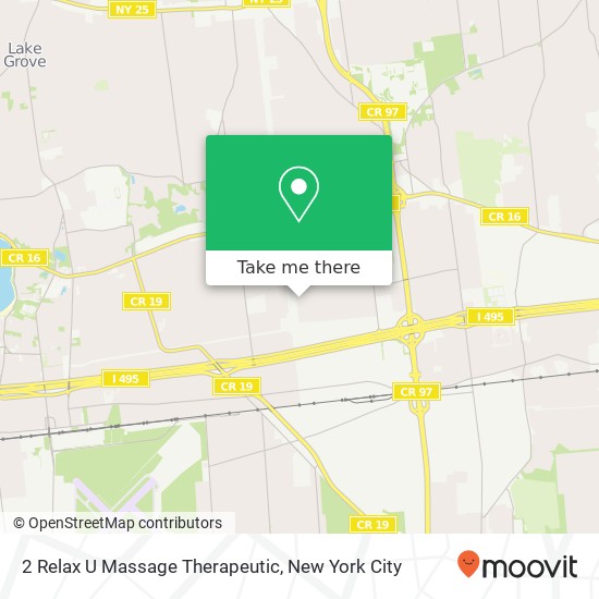 Mapa de 2 Relax U Massage Therapeutic