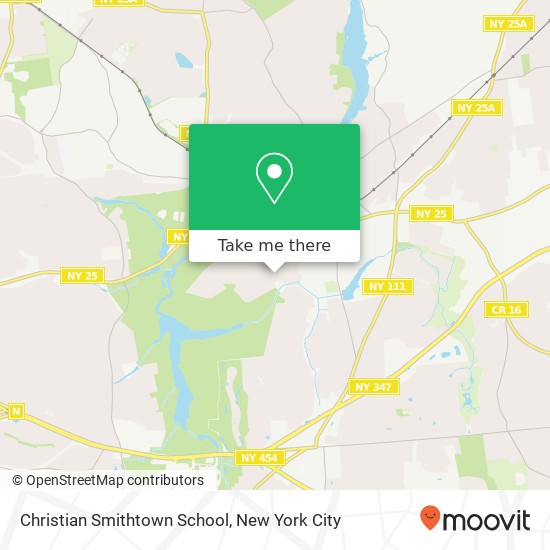 Christian Smithtown School map