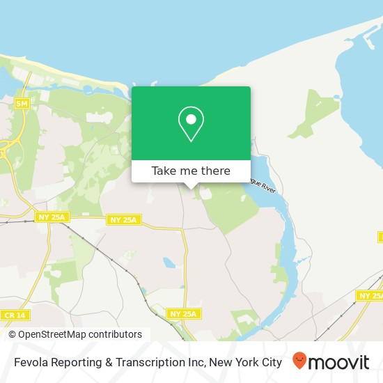 Fevola Reporting & Transcription Inc map