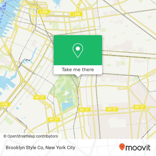Brooklyn Style Co map