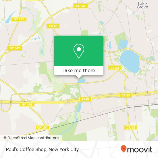 Mapa de Paul's Coffee Shop