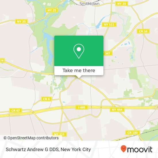 Schwartz Andrew G DDS map