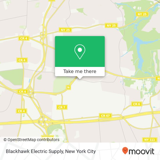 Blackhawk Electric Supply map