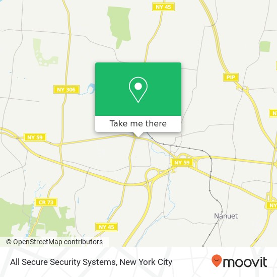 Mapa de All Secure Security Systems