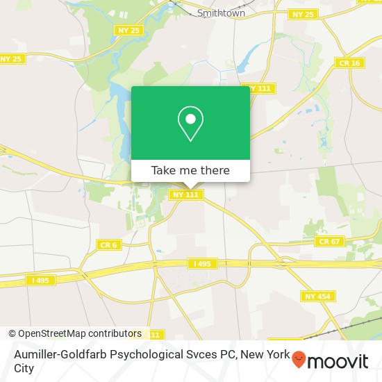 Aumiller-Goldfarb Psychological Svces PC map