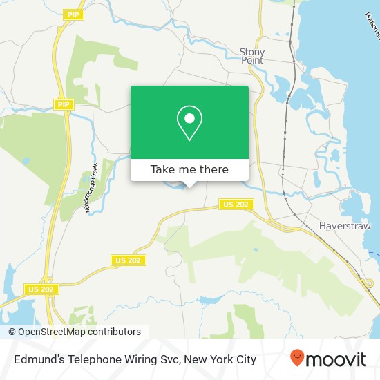 Mapa de Edmund's Telephone Wiring Svc