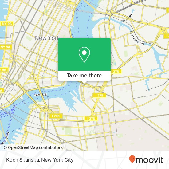 Koch Skanska map