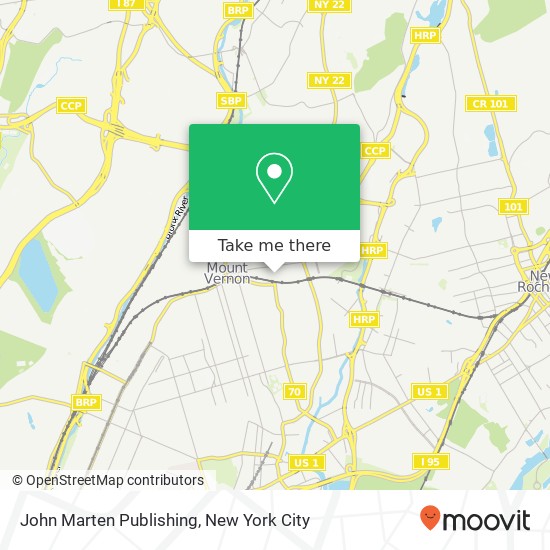 John Marten Publishing map