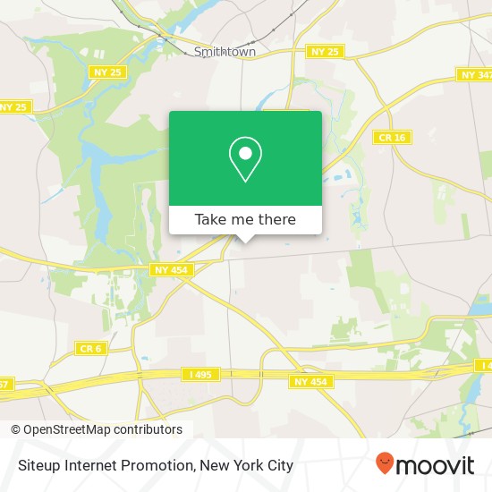 Mapa de Siteup Internet Promotion
