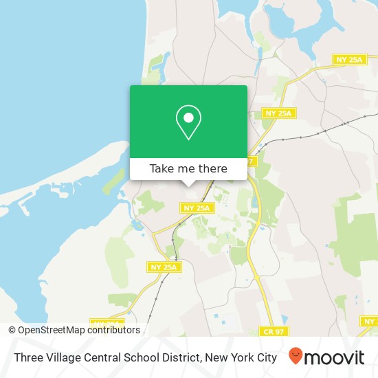 Mapa de Three Village Central School District