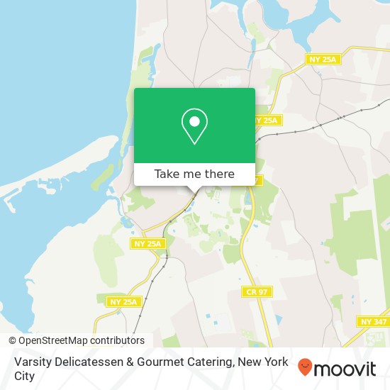 Mapa de Varsity Delicatessen & Gourmet Catering