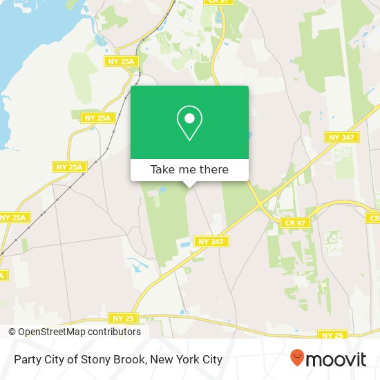Mapa de Party City of Stony Brook