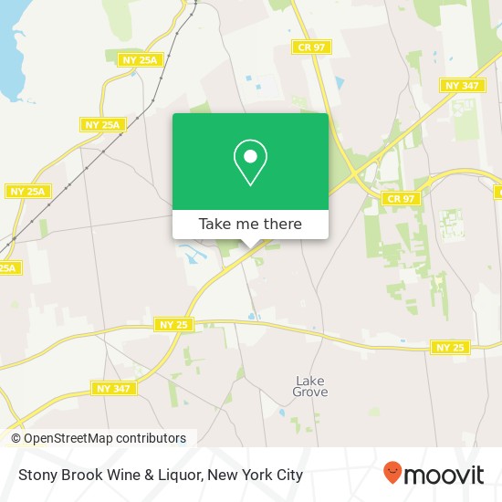 Mapa de Stony Brook Wine & Liquor