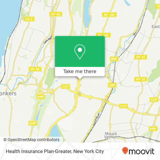 Mapa de Health Insurance Plan-Greater