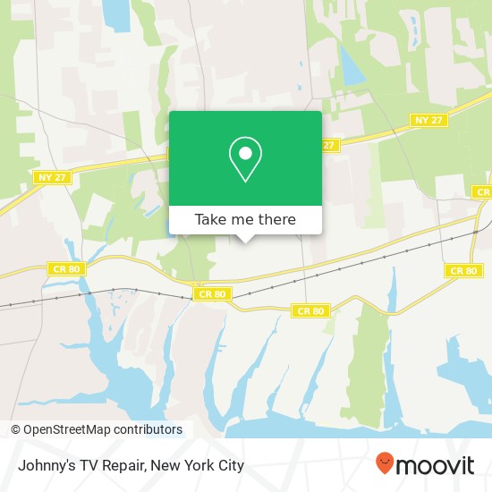 Johnny's TV Repair map