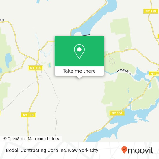 Bedell Contracting Corp Inc map