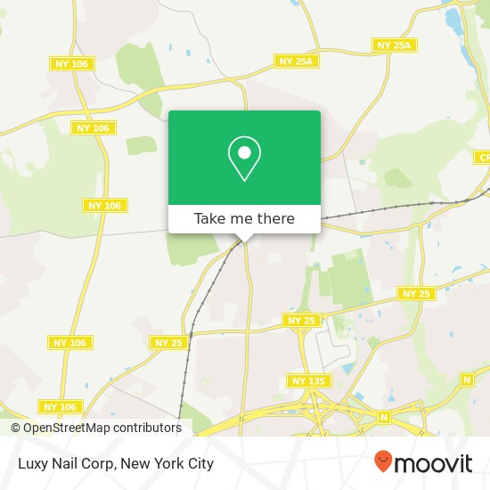 Luxy Nail Corp map