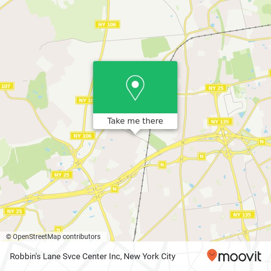 Robbin's Lane Svce Center Inc map