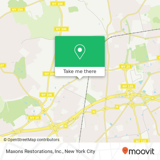 Mapa de Maxons Restorations, Inc.