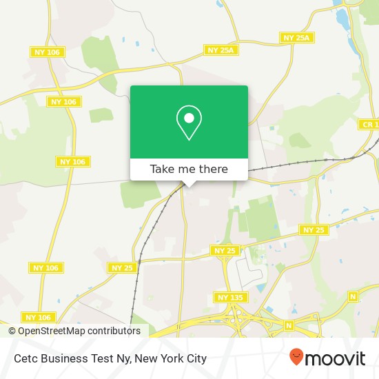 Cetc Business Test Ny map