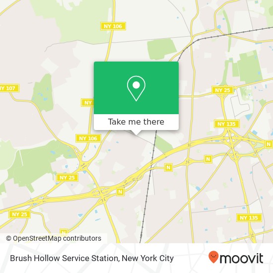 Mapa de Brush Hollow Service Station