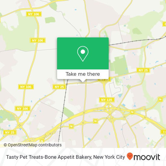 Tasty Pet Treats-Bone Appetit Bakery map