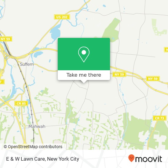 E & W Lawn Care map