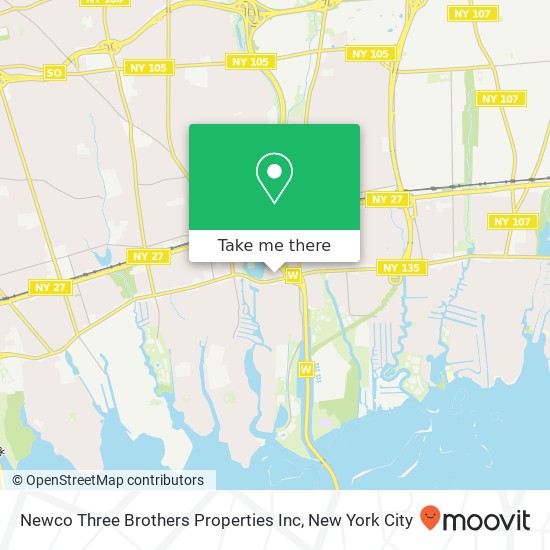 Mapa de Newco Three Brothers Properties Inc