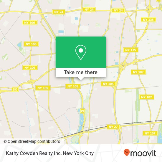 Kathy Cowden Realty Inc map