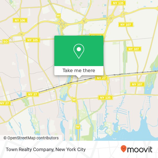 Town Realty Company map