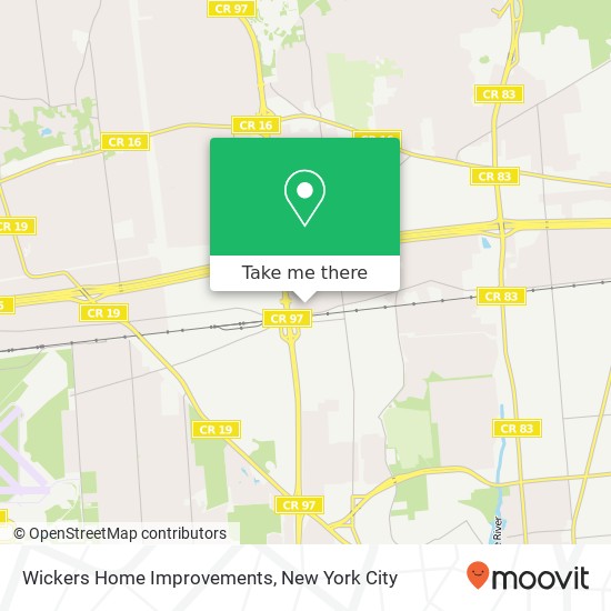 Wickers Home Improvements map