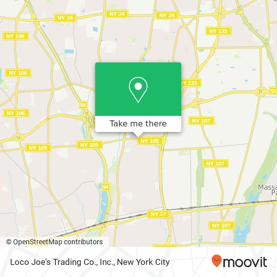 Mapa de Loco Joe's Trading Co., Inc.