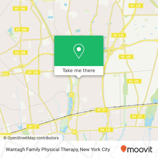 Wantagh Family Physical Therapy map