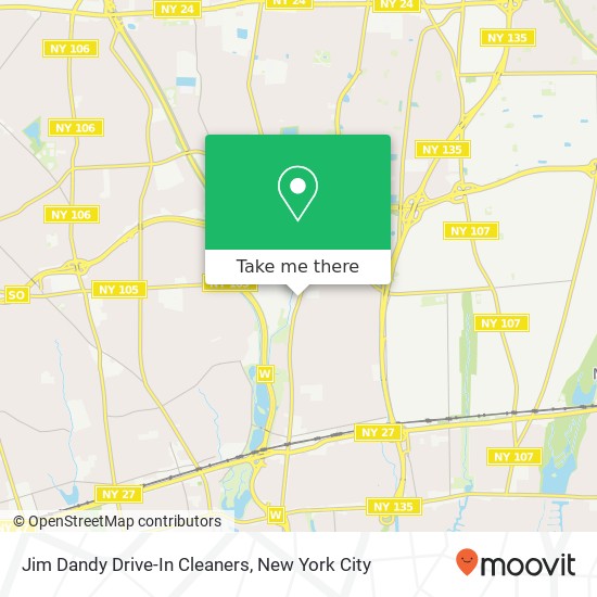 Mapa de Jim Dandy Drive-In Cleaners