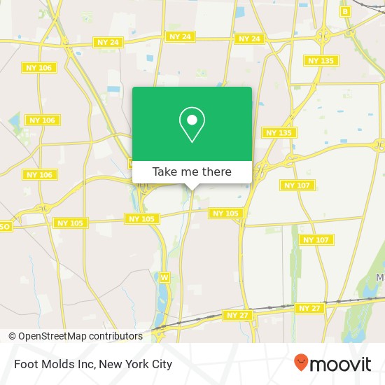 Foot Molds Inc map