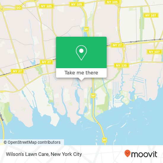 Wilson's Lawn Care map