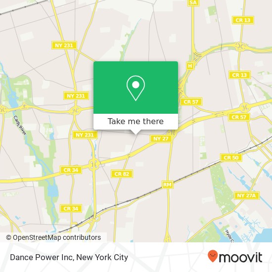 Dance Power Inc map