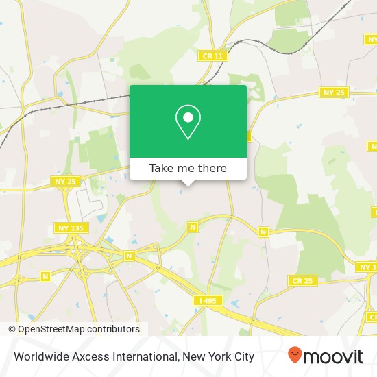 Worldwide Axcess International map