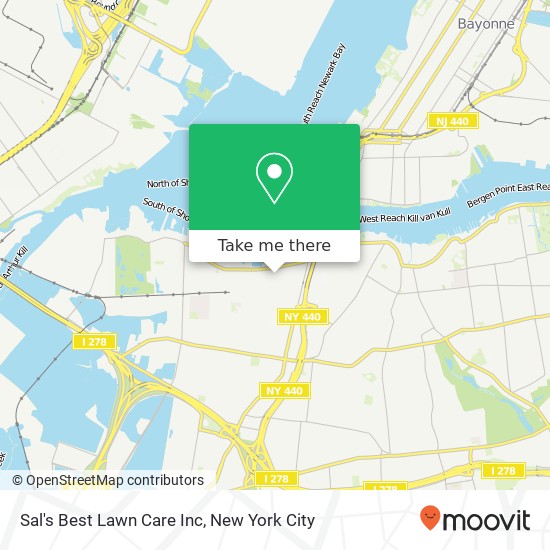 Sal's Best Lawn Care Inc map