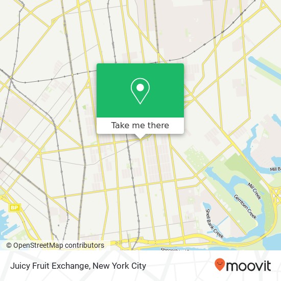 Mapa de Juicy Fruit Exchange