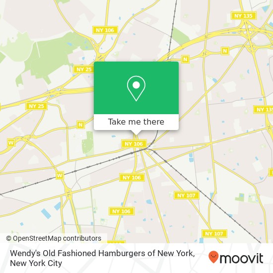 Mapa de Wendy's Old Fashioned Hamburgers of New York