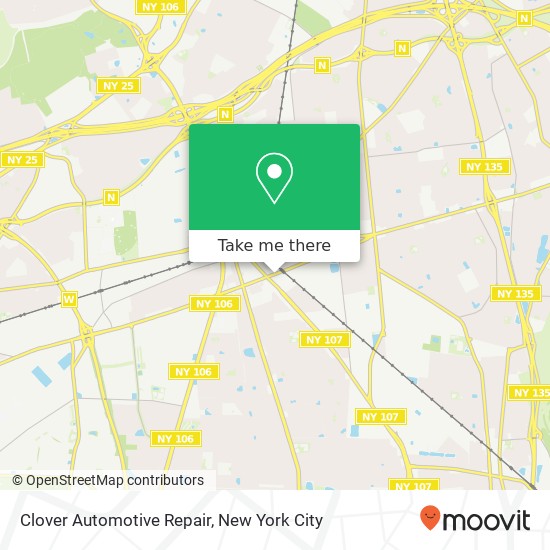 Mapa de Clover Automotive Repair