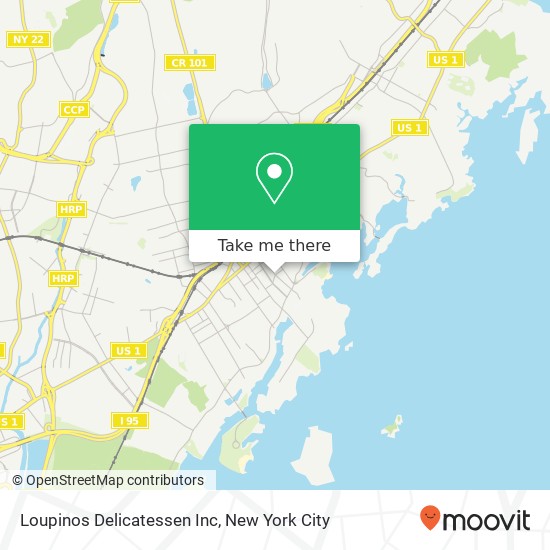 Loupinos Delicatessen Inc map